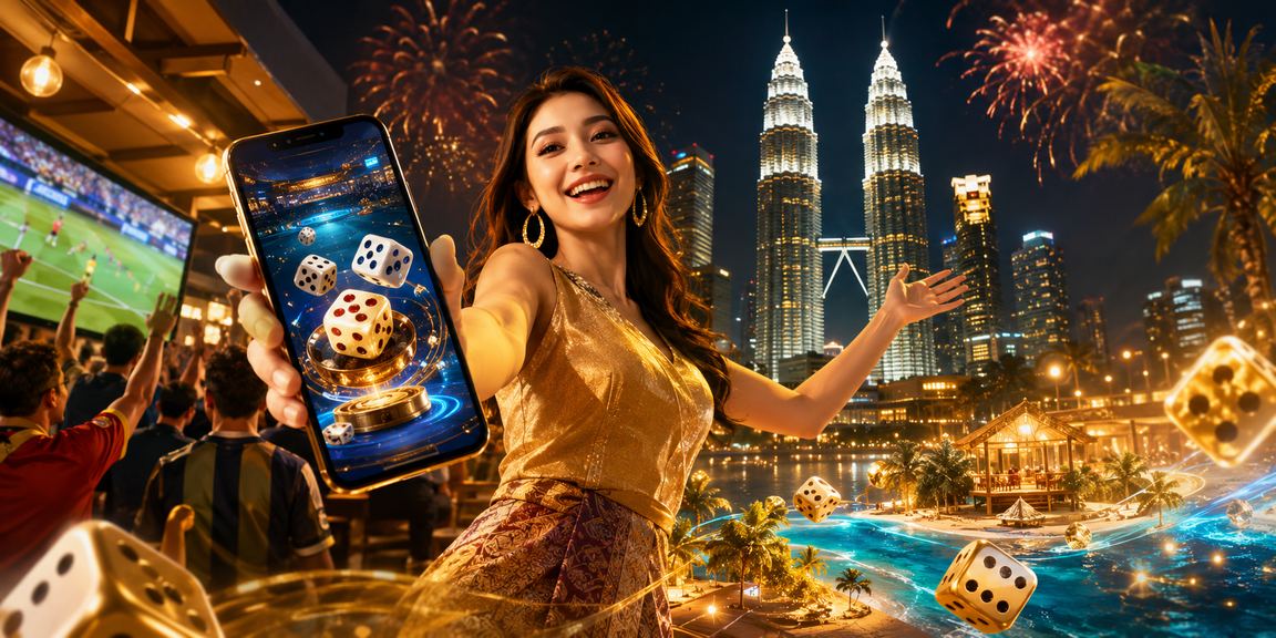 Pemain dari Kuala Lumpur menikmati permainan dadu dalam talian gaya tempatan