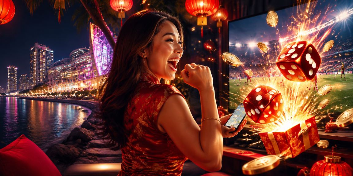 Pemain dari Pulau Pinang menikmati permainan dadu jackpot dalam talian